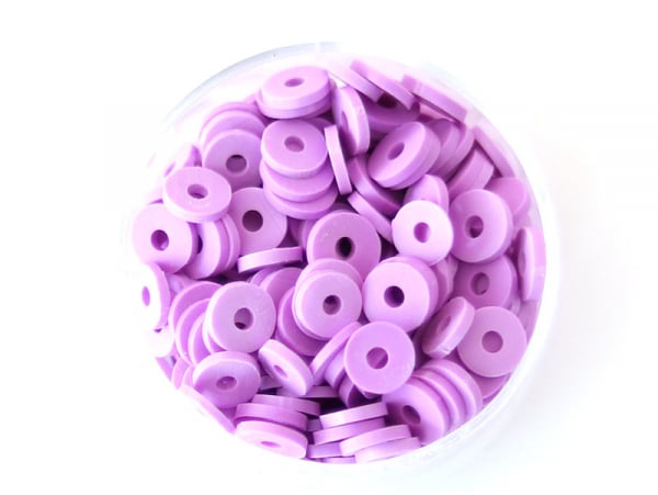 Acheter Boite de perles rondelles heishi 6 mm - violet - 2,59 € en ligne sur La Petite Epicerie - Loisirs créatifs