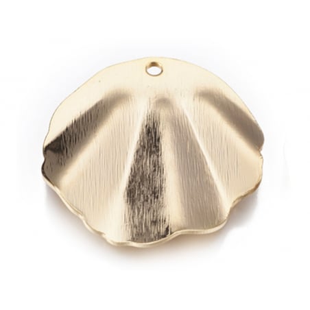 Acheter Pendentif coquillage 30 mm - doré à l'or fin - 2,79 € en ligne sur La Petite Epicerie - Loisirs créatifs