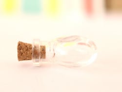Acheter Fiole en verre sphère plate - 25 mm - 0,99 € en ligne sur La Petite Epicerie - Loisirs créatifs