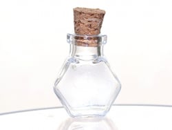Acheter Fiole en verre hexagone - 25 mm - 0,99 € en ligne sur La Petite Epicerie - Loisirs créatifs