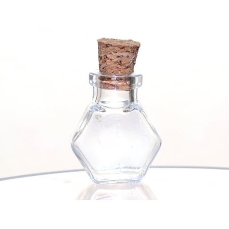 Acheter Fiole en verre hexagone - 25 mm - 0,99 € en ligne sur La Petite Epicerie - Loisirs créatifs