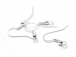 Acheter Paire de boucles d'oreilles crochet - argent - 1,49 € en ligne sur La Petite Epicerie - Loisirs créatifs
