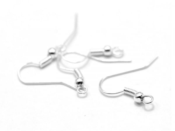 Acheter Paire de boucles d'oreilles crochet - argent - 1,49 € en ligne sur La Petite Epicerie - Loisirs créatifs