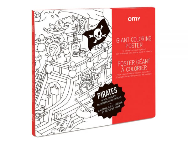 Acheter Poster géant en papier à colorier - PIRATES - 9,99 € en ligne sur La Petite Epicerie - Loisirs créatifs