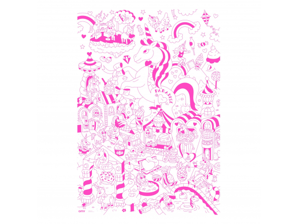Acheter Poster géant en papier à colorier - LILY UNICORN - 9,99 € en ligne sur La Petite Epicerie - Loisirs créatifs