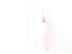 Acheter Punch needle / aiguille magique pour broderie facile - rose et blanc - 6,99 € en ligne sur La Petite Epicerie - Loisi...