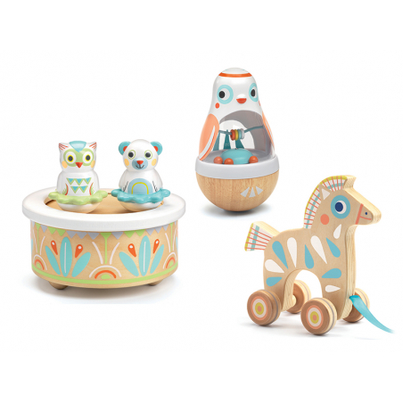 Acheter Boîte à musique pour bébé - couleurs pastelles - 30,49 € en ligne sur La Petite Epicerie - Loisirs créatifs