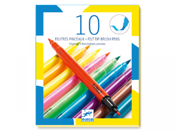 Acheter 10 feutres pinceaux - Pop - 12,99 € en ligne sur La Petite Epicerie - Loisirs créatifs