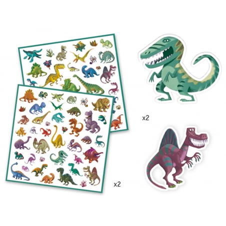 Acheter Stickers en papier - Dinosaures - 3,19 € en ligne sur La Petite Epicerie - Loisirs créatifs