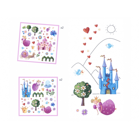 Acheter Stickers en papier - Princesse Marguerite - 3,19 € en ligne sur La Petite Epicerie - Loisirs créatifs