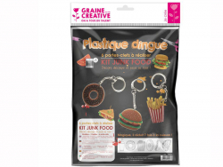 Acheter Kit plastique dingue porte clés junk food - 5,49 € en ligne sur La Petite Epicerie - Loisirs créatifs