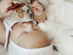 Acheter Tétine bibs - Taille 0-6 mois - Orange pêche - 3,99 € en ligne sur La Petite Epicerie - Loisirs créatifs