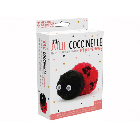 Acheter Kit pompons coccinelle - 2,49 € en ligne sur La Petite Epicerie - Loisirs créatifs