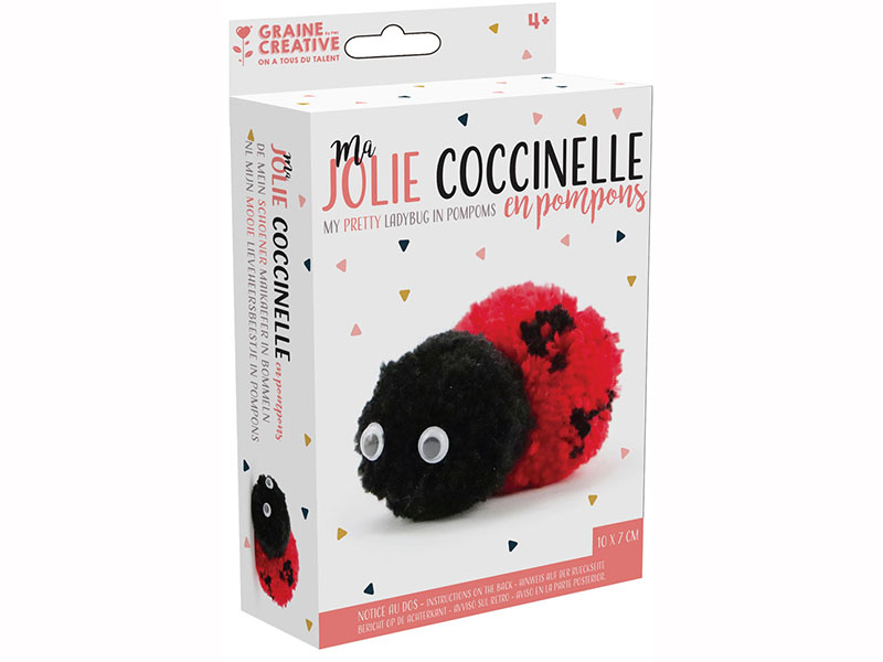 Acheter Kit pompons coccinelle - 3,49 € en ligne sur La Petite Epicerie - Loisirs créatifs
