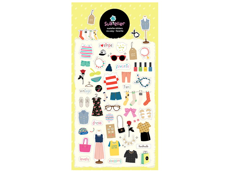 Acheter Stickers garde robe vintage - 2,49 € en ligne sur La Petite Epicerie - Loisirs créatifs