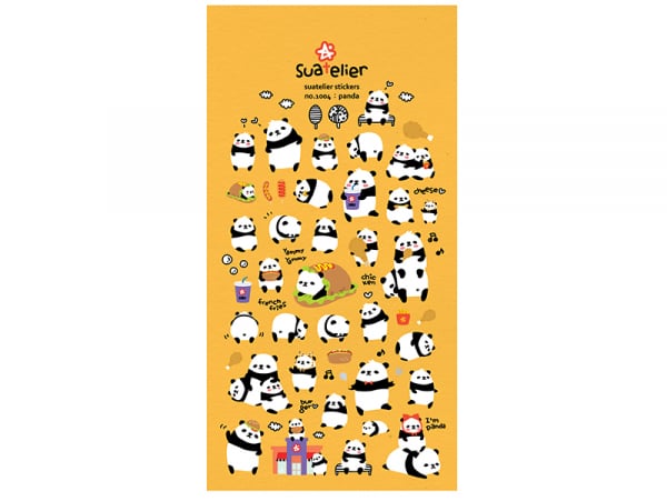 Acheter Stickers pandas rigolos effet 3D - 2,49 € en ligne sur La Petite Epicerie - Loisirs créatifs