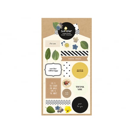 Acheter Stickers fleurs et messages positifs - 3,09 € en ligne sur La Petite Epicerie - Loisirs créatifs