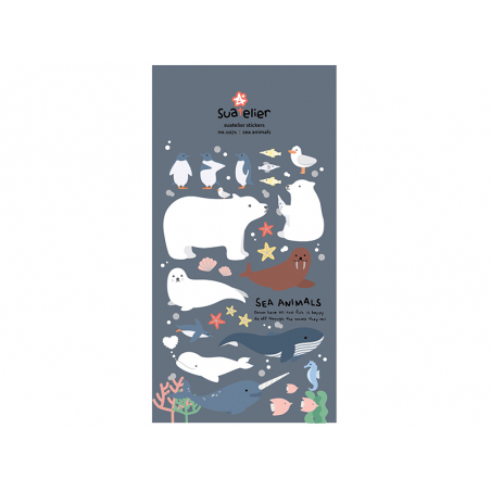 Acheter Stickers animaux marins - 2,49 € en ligne sur La Petite Epicerie - Loisirs créatifs