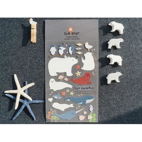 Acheter Stickers animaux marins - 2,49 € en ligne sur La Petite Epicerie - Loisirs créatifs