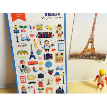 Acheter Stickers « bonjour Paris ! » - 2,49 € en ligne sur La Petite Epicerie - Loisirs créatifs