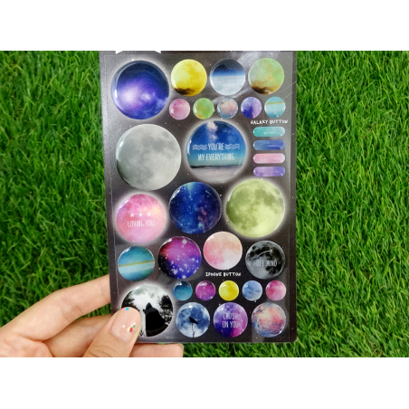 Acheter Stickers planètes et mots doux - 2,49 € en ligne sur La Petite Epicerie - Loisirs créatifs