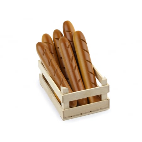 Acheter Baguette - jouet en bois pour dinette - 3,99 € en ligne sur La Petite Epicerie - Loisirs créatifs
