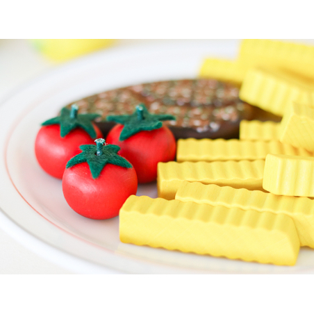 Acheter lot de 12 frites - jouets en bois pour dinette - 3,99 € en ligne sur La Petite Epicerie - Loisirs créatifs