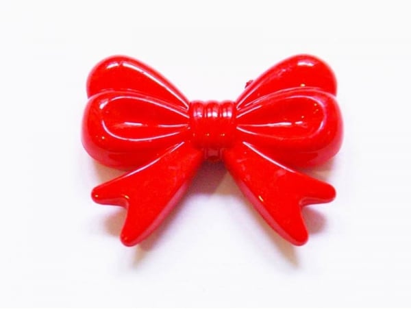 Acheter 1 grand noeud en acrylique - rouge - 2,19 € en ligne sur La Petite Epicerie - Loisirs créatifs