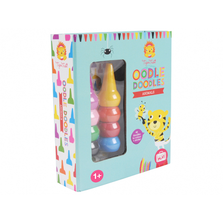 Acheter Coffret de crayons de cire pour les bébés "Oodle Doodle" - animaux - 15,99 € en ligne sur La Petite Epicerie - Loisir...