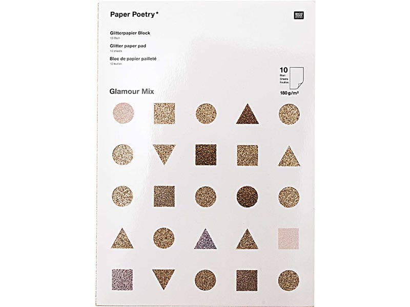 Acheter Bloc de papier A4 - Thème glamour - 11,79 € en ligne sur La Petite Epicerie - Loisirs créatifs