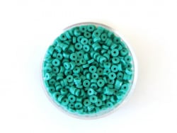 Acheter Boite de perles rondelles heishi 3 mm - vert nature - 1,99 € en ligne sur La Petite Epicerie - Loisirs créatifs