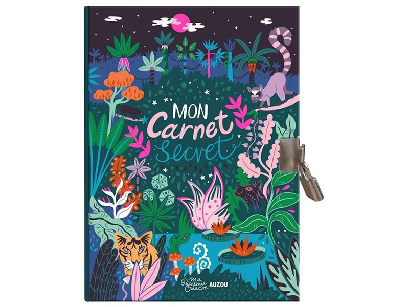 Acheter Carnet secret dessiné par Paula Mcgloin - motif jungle - 9,95 € en ligne sur La Petite Epicerie - Loisirs créatifs