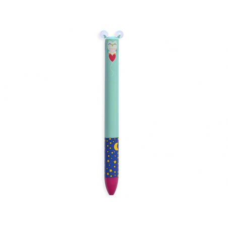 Acheter Stylo bicolore bleu et rose - Chouette - Legami - 1,79 € en ligne sur La Petite Epicerie - Loisirs créatifs