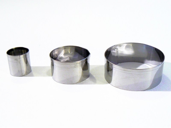 3 biscuit cutters - Circles 3 biscuit cutters - Circles
