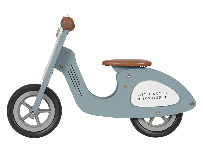 Acheter Draisienne scooter en bois - bleu - Little Dutch - 119,99 € en ligne sur La Petite Epicerie - Loisirs créatifs