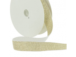 Acheter Elastique Lurex doré / blanc 20 mm - 1,99 € en ligne sur La Petite Epicerie - Loisirs créatifs