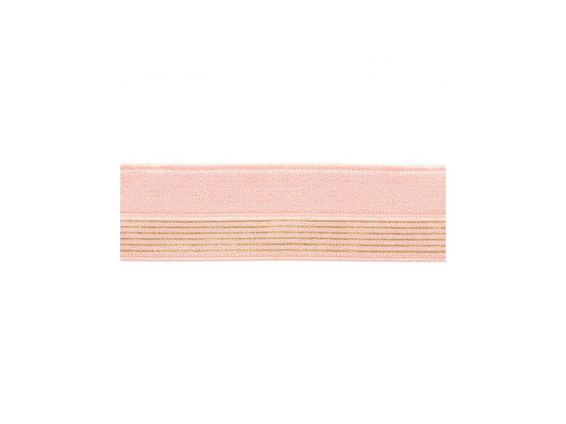 Acheter Bordure élastique rose rayé lurex 17 mm - 2,69 € en ligne sur La Petite Epicerie - Loisirs créatifs