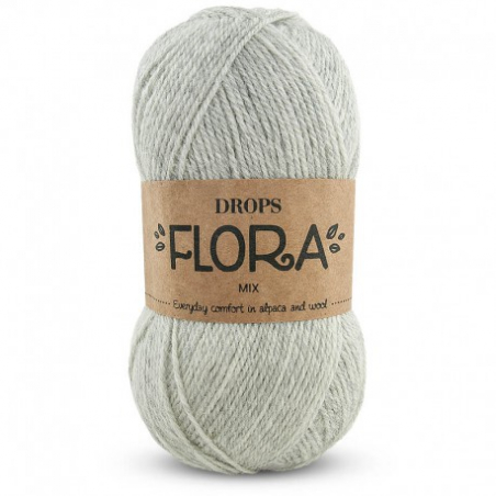 Acheter Laine Drops - Flora - 03 gris clair - 2,80 € en ligne sur La Petite Epicerie - Loisirs créatifs