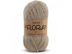 Acheter Laine Drops - Flora - 07 beige - 2,80 € en ligne sur La Petite Epicerie - Loisirs créatifs