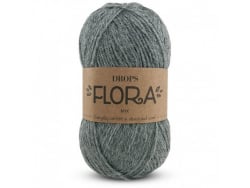 Acheter Laine Drops - Flora - 04 gris moyen - 2,80 € en ligne sur La Petite Epicerie - Loisirs créatifs