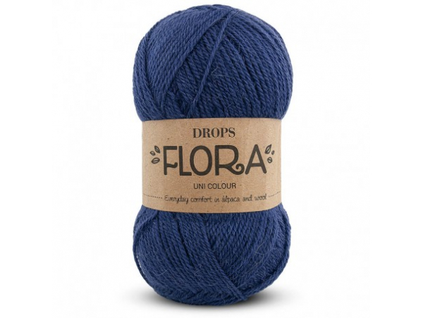 Acheter Laine Drops - Flora - 10 indigo - 2,80 € en ligne sur La Petite Epicerie - Loisirs créatifs
