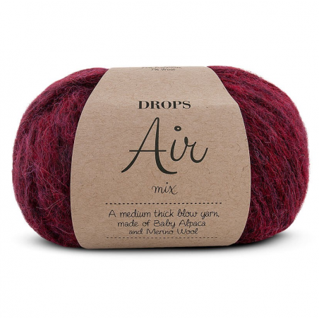 Acheter Laine Drops - Air - 07 rouge rubis (mix) - 5,60 € en ligne sur La Petite Epicerie - Loisirs créatifs