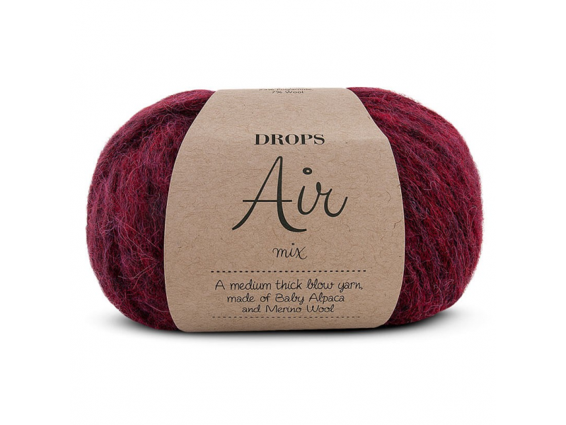 Acheter Laine Drops - Air - 07 rouge rubis (mix) - 5,60 € en ligne sur La Petite Epicerie - Loisirs créatifs