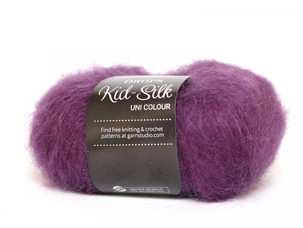 Acheter Laine Drops - Kid Silk 16 - violet foncé - 4,50 € en ligne sur La Petite Epicerie - Loisirs créatifs