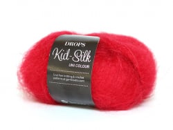 Acheter Laine drops - Kid Silk - 14 rouge - 4,50 € en ligne sur La Petite Epicerie - Loisirs créatifs