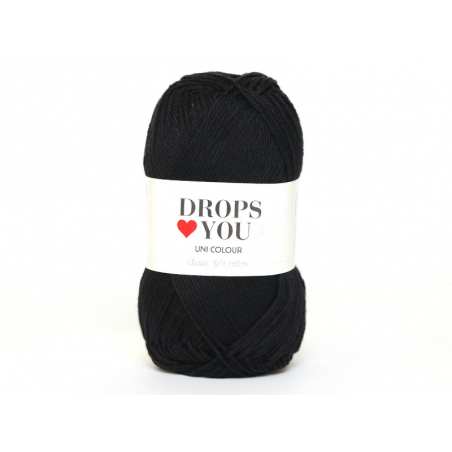 Acheter Drops loves you 7 - Coton - 02 noir - 1,05 € en ligne sur La Petite Epicerie - Loisirs créatifs