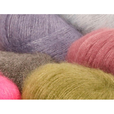 Acheter Laine Drops - Kid Silk 16 - violet foncé - 4,50 € en ligne sur La Petite Epicerie - Loisirs créatifs