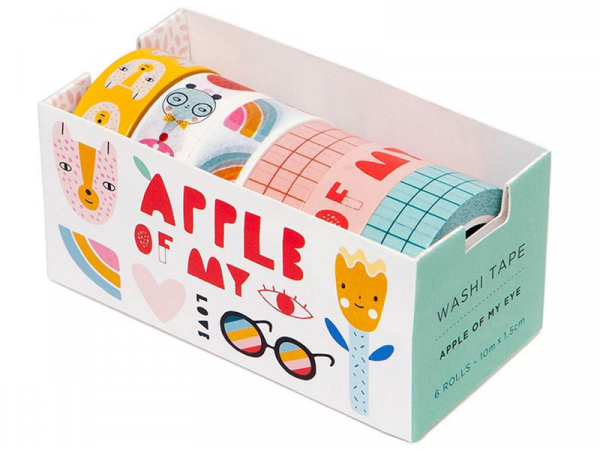 Acheter Lot de 6 washi tapes - Apple of my eye - 15,69 € en ligne sur La Petite Epicerie - Loisirs créatifs