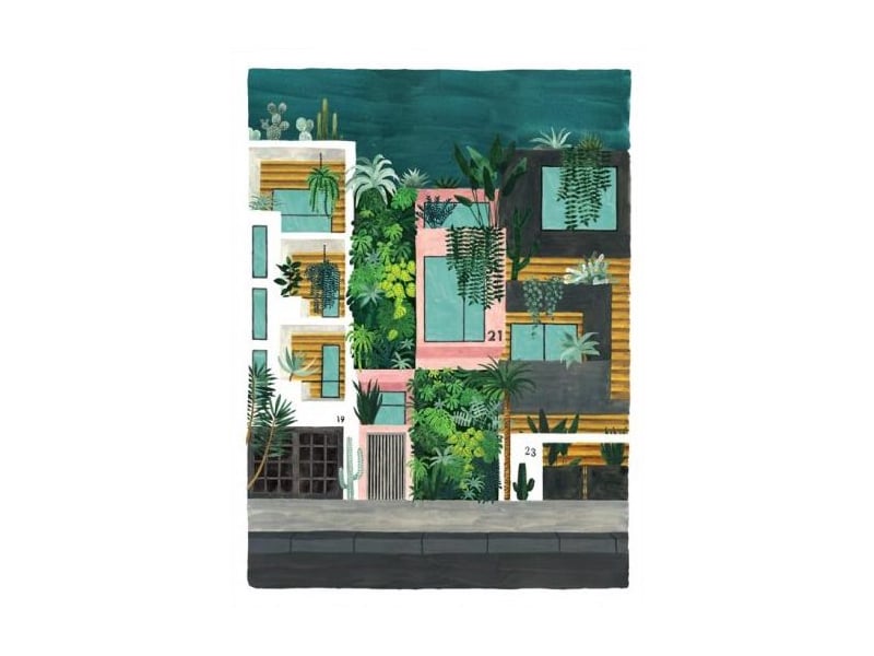 Acheter Affiche aquarelle - Immeubles - 18 x 24 cm - ATWS - 11,99 € en ligne sur La Petite Epicerie - Loisirs créatifs