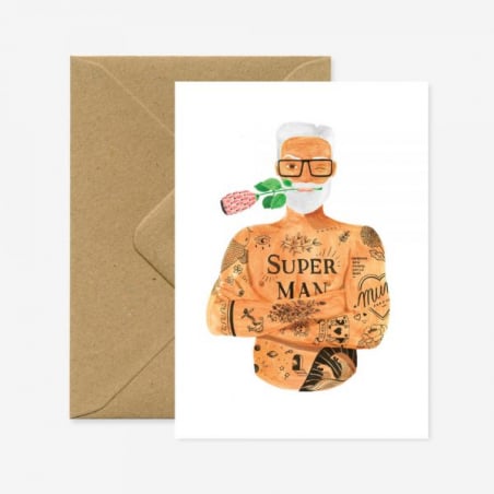 Acheter Carte aquarelle - Super Man - ATWS - 3,99 € en ligne sur La Petite Epicerie - Loisirs créatifs